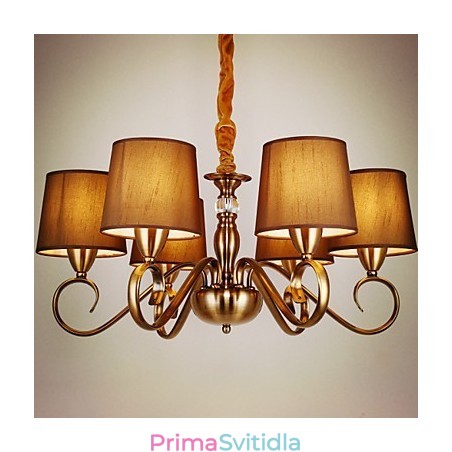 Rustic Lodge Vintage Mini styl galvanicky pokovený kovový lustr Rustic Lodge Vintage Mini styl galvanicky pokovený kovový lustr