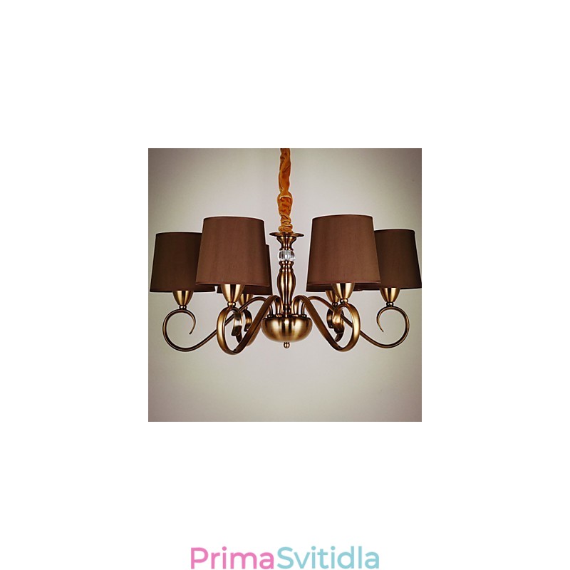 Rustic Lodge Vintage Mini styl galvanicky pokovený kovový lustr