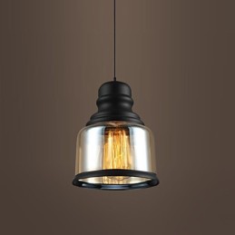 Retro osvětlení Loft Lights Skleněné závěsné světlo