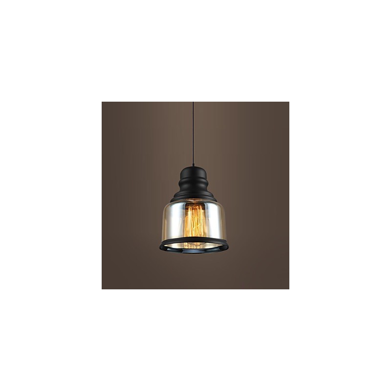 Retro osvětlení Loft Lights Skleněné závěsné světlo
