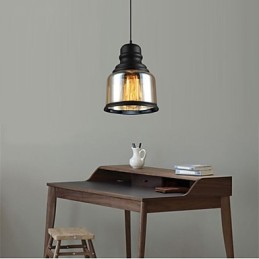 Retro osvětlení Loft Lights Skleněné závěsné světlo
