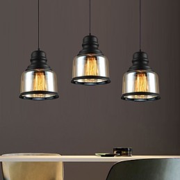 Retro osvětlení Loft Lights Skleněné závěsné světlo