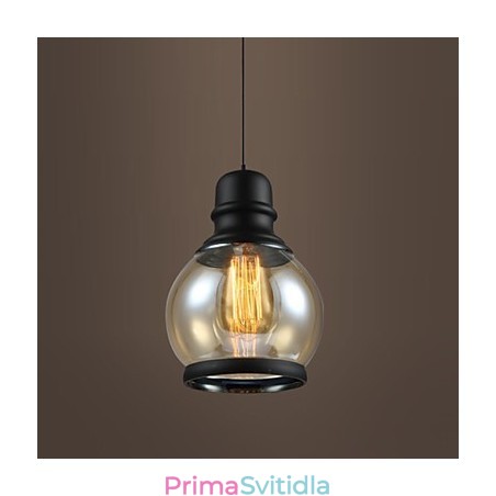Retro osvětlení Loft Lights Skleněné závěsné světlo Retro osvětlení Loft Lights Skleněné závěsné světlo