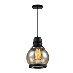 Retro osvětlení Loft Lights Skleněné závěsné světlo