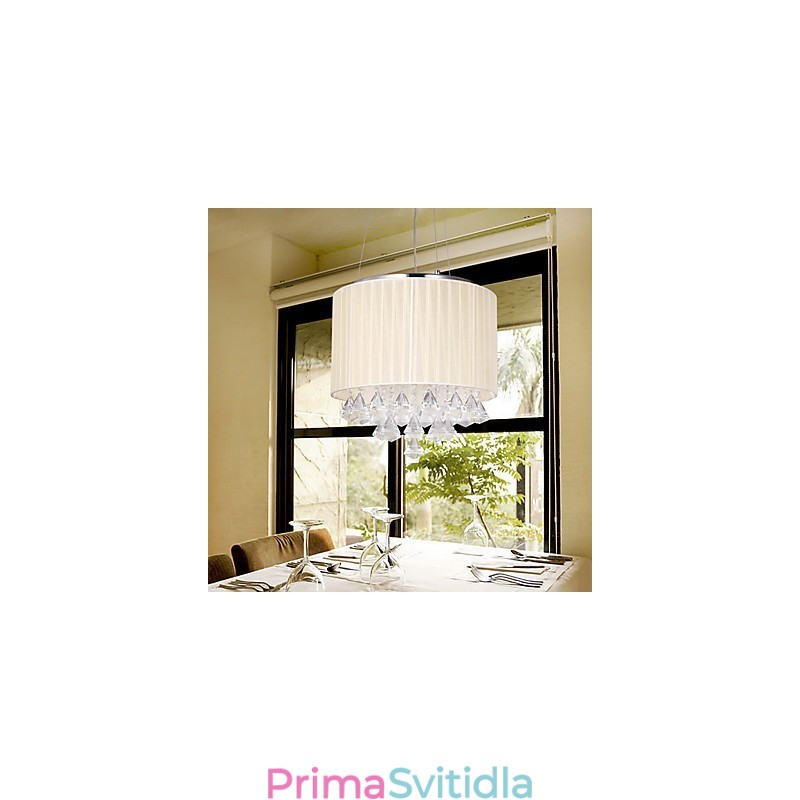 Elegantní křišťálové závěsné svítidlo se 4 světly