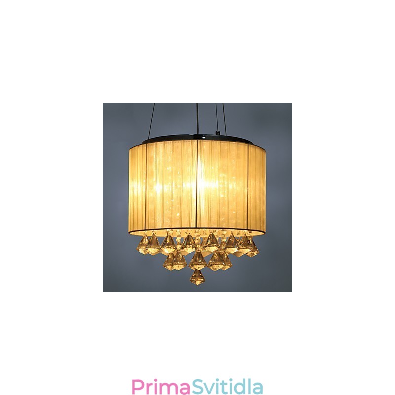 Elegantní křišťálové závěsné svítidlo se 4 světly