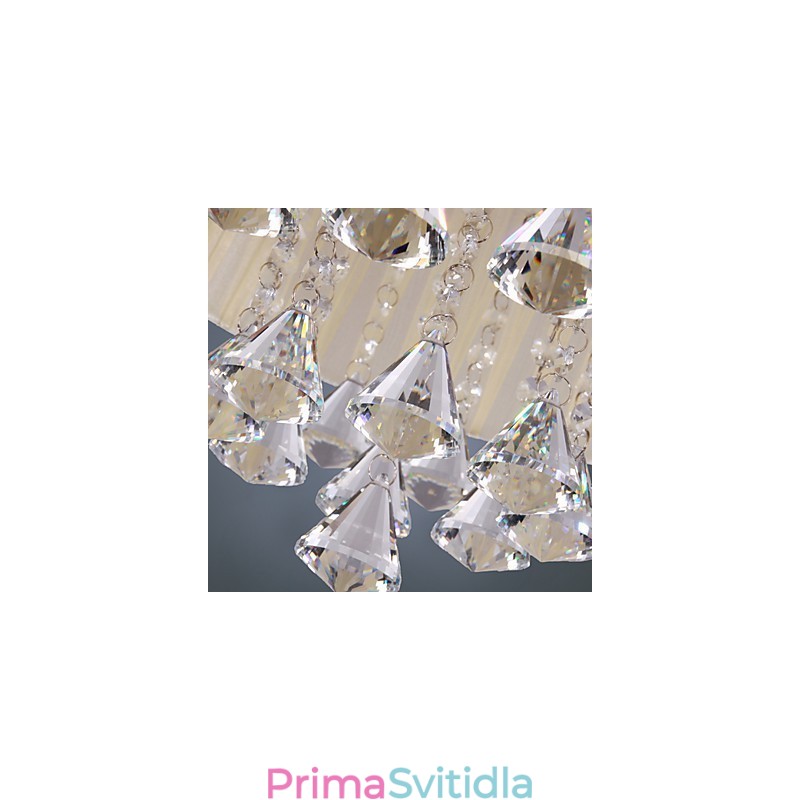 Elegantní křišťálové závěsné svítidlo se 4 světly