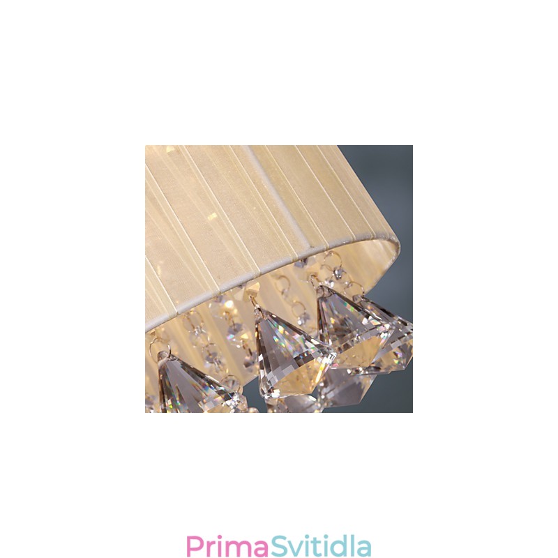 Elegantní křišťálové závěsné svítidlo se 4 světly