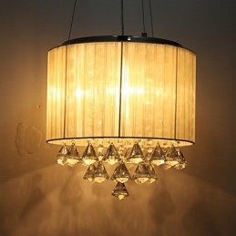 Elegantní křišťálové závěsné svítidlo se 4 světly