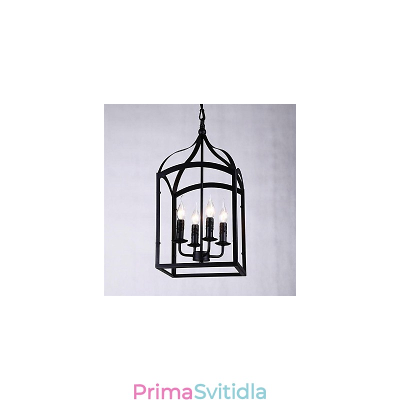 Moderní současná tradiční klasická rustikální Lodge retro lucerna Country Globe Mini styl kovové závěsné světlo