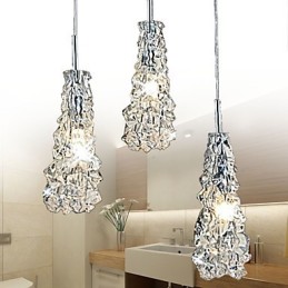 Tradition Classic Transparentní sklo 3 Light Lustr