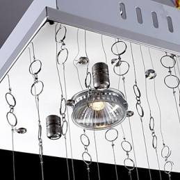 Moderní současný tradiční klasický rustikální domek Vintage Country Island Crystal Mini Style Galvanizované