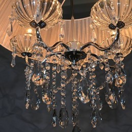 Elegantní 5 světel Přívěsek Vzor S Květem