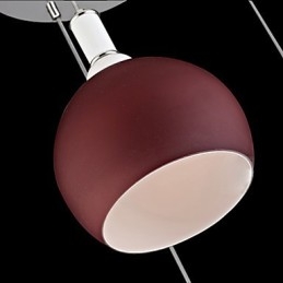 Moderní galvanicky pokovené závěsné světlo v mini stylu