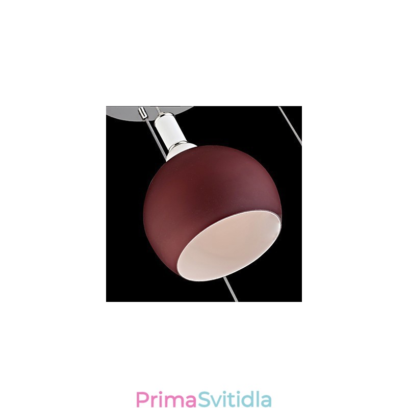 Moderní galvanicky pokovené závěsné světlo v mini stylu