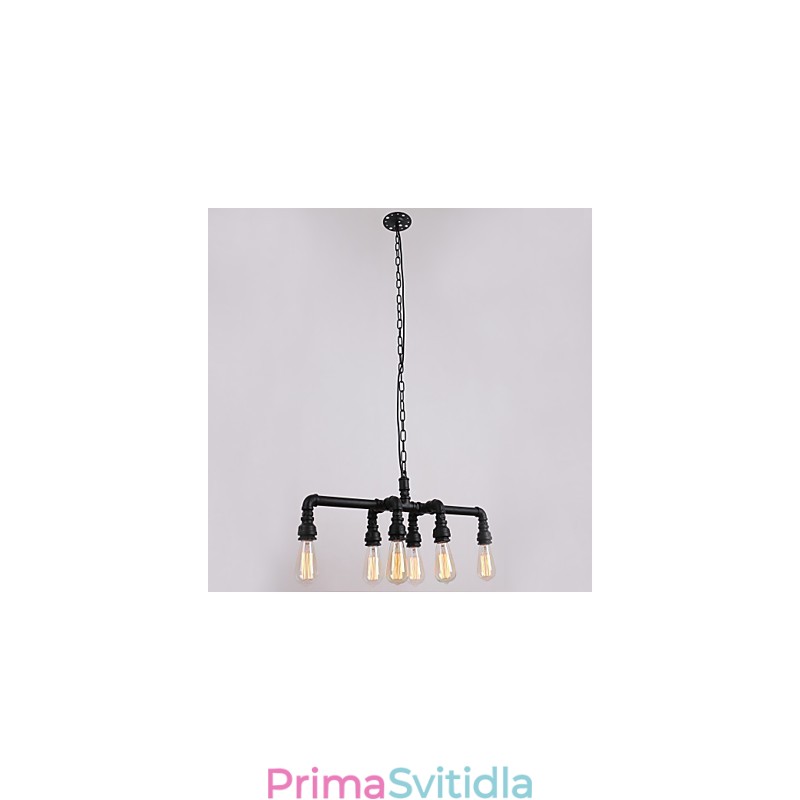 Vodní dýmka Retro pokovování světle malba přívěsek