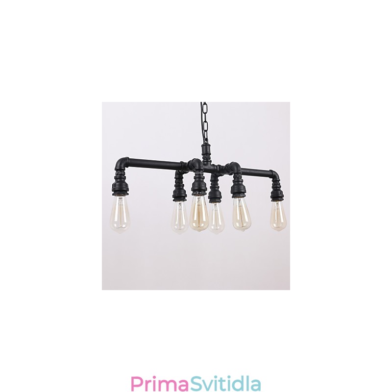 Vodní dýmka Retro pokovování světle malba přívěsek