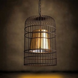 Lustr Rustic Lodge Drum Metal