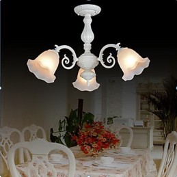 Zápustná montáž Three Lights White European Retro Classic