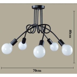 Závěsná svítidla moderní současný kov
