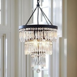 Přívěsek 3 Lehký moderní elegantní kovový křišťálový obraz
