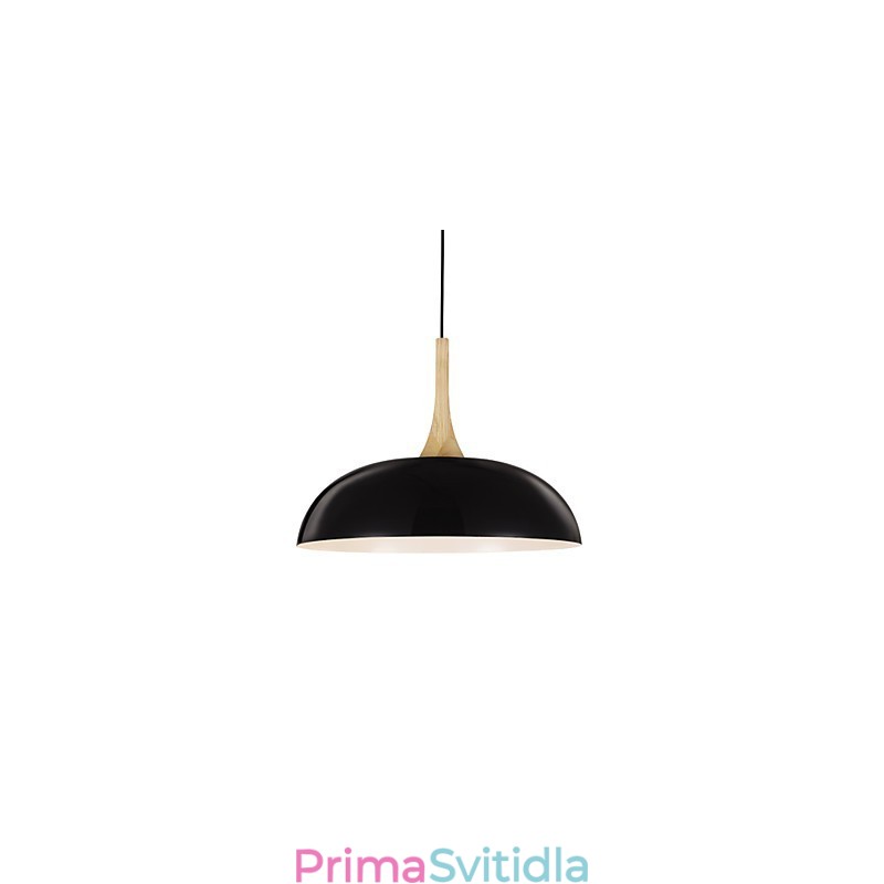 Mini umělecká závěsná lampa 1 Světlo Moderní Jednoduchost Černobílá povrchová úprava Hliníkové a dřevěné závěsné svítidlo