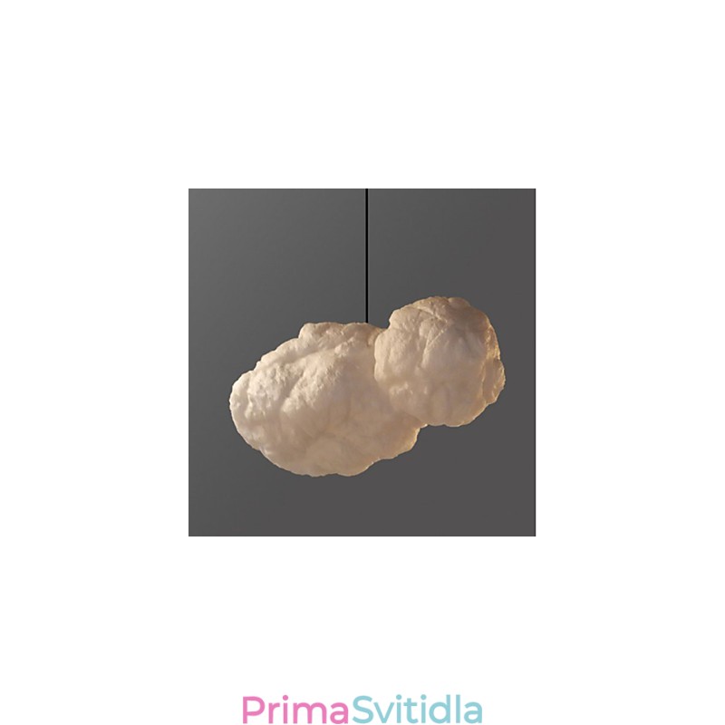 Bavlněná lampa Leisure Cloud Pendant