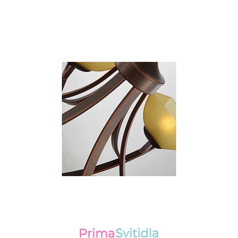 Lustr 4 světla Tradiční klasický Vintage Metal