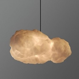 Bavlněná lampa Leisure Cloud Pendant