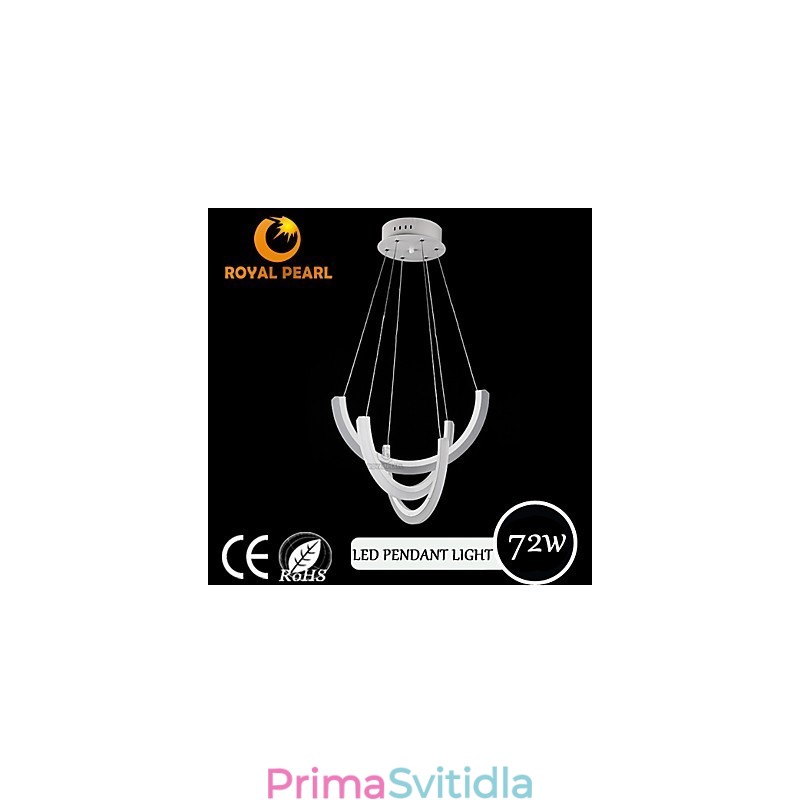 Akrylátové moderní závěsné svítidlo současného designu