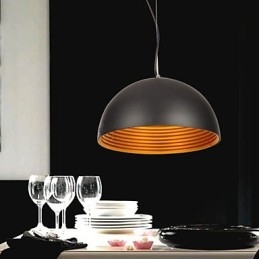 Moderní moderní retro mísa Mini styl malby závěsné světlo