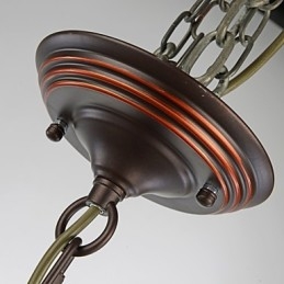Lustr 4 světla Tradiční klasický Vintage Metal