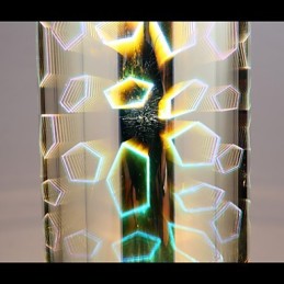 Laserové gravírování Dream pochromovaná lampa 3 Straight