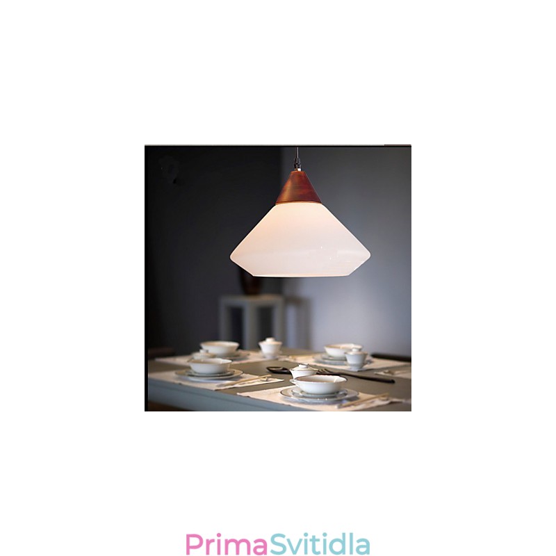 Jednoduchá závěsná lampa