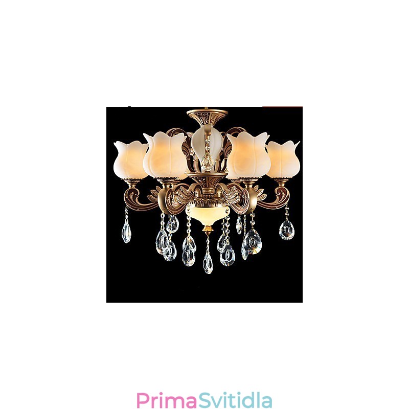 Evropská křišťálová závěsná lampa a luxusní lampa