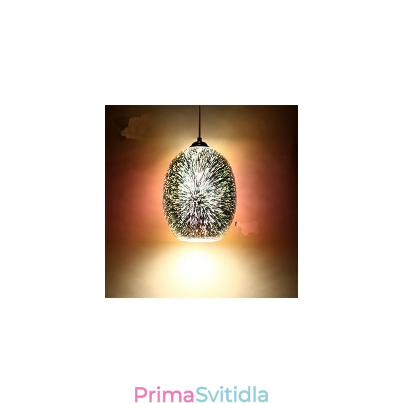 Jednoduchý stolní 3D skleněný kreativní přívěsek