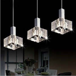 Křišťálový přívěsek lampa tři