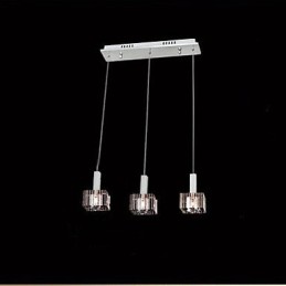 Křišťálový přívěsek lampa tři