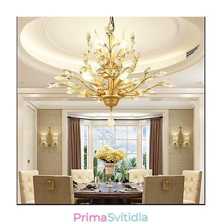 Středomořské retro kreativní sací top jednoduché lampy