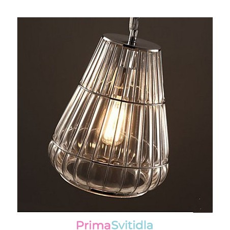 Skleněná závěsná lampa v americkém stylu Industrial Wind Cafe Skleněná závěsná lampa v americkém stylu Industrial Wind Cafe