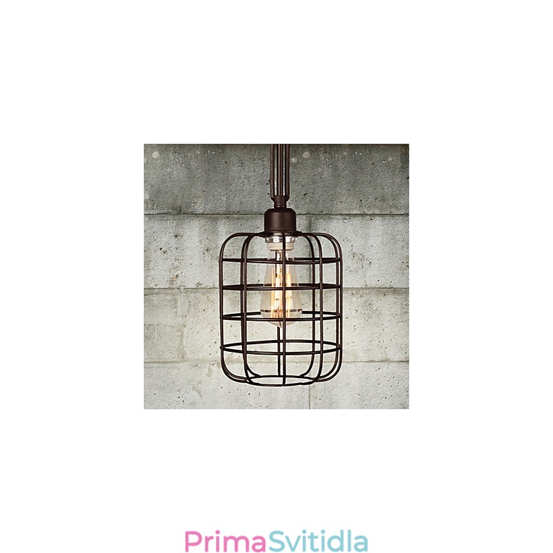 Kovové závěsné svítidlo v retro stylu Mini