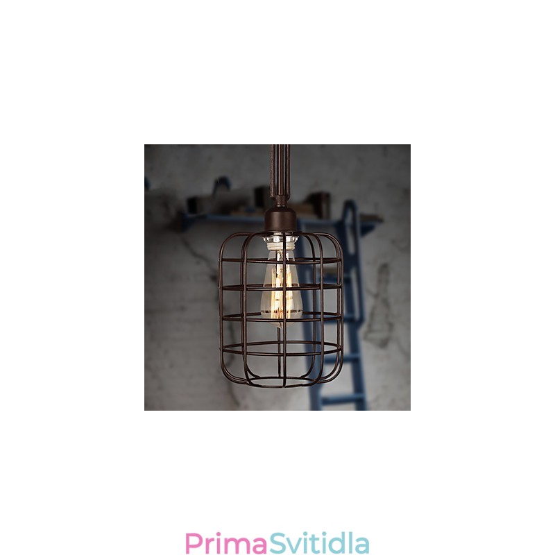 Kovové závěsné svítidlo v retro stylu Mini