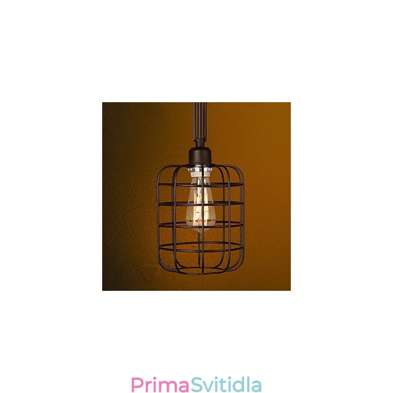 Kovové závěsné svítidlo v retro stylu Mini