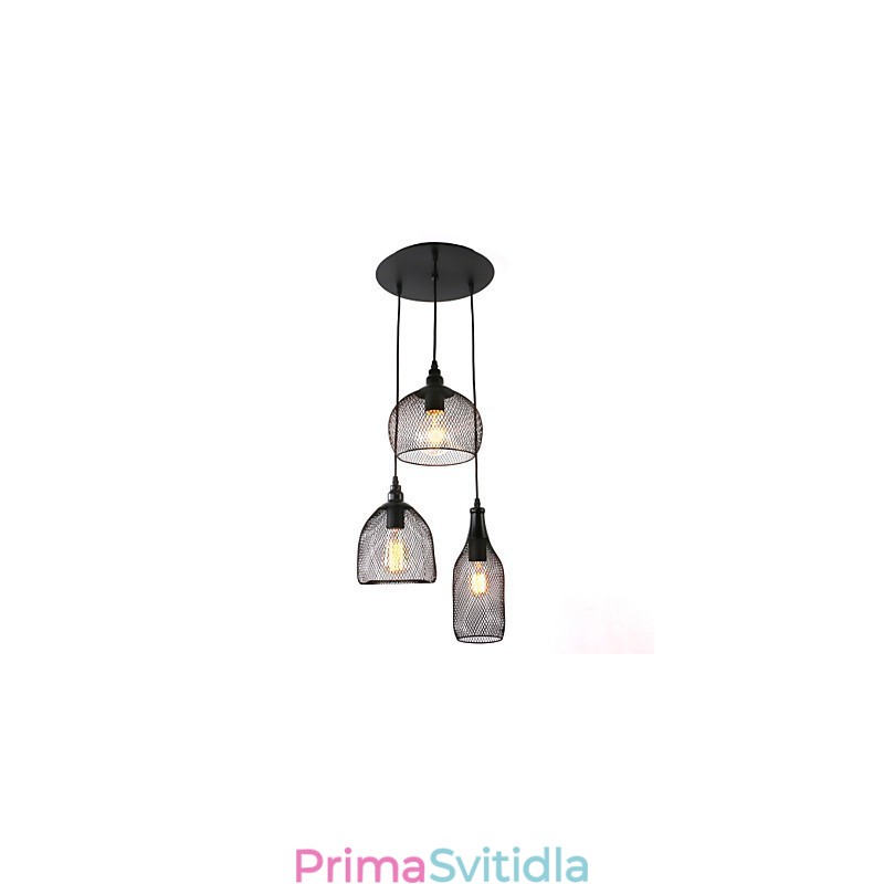 Závěsná světla Mini styl Rustikální Lodge Retro venkovská garáž Kov
