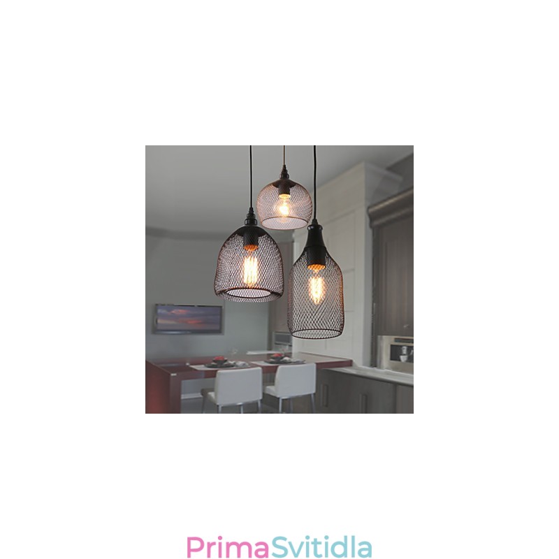 Závěsná světla Mini styl Rustikální Lodge Retro venkovská garáž Kov