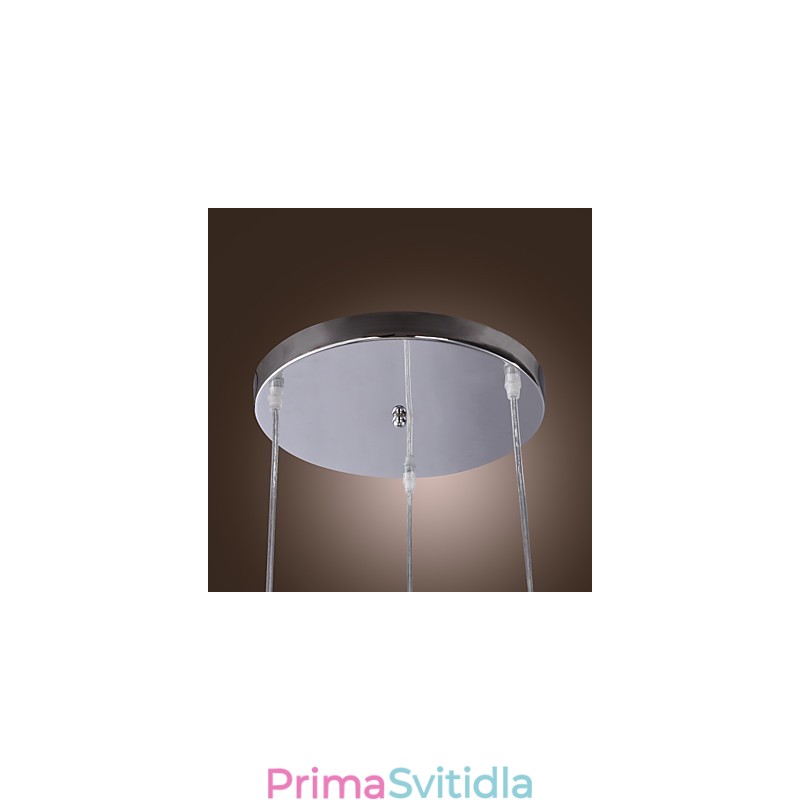 Moderní galvanicky pokovené závěsné světlo v mini stylu