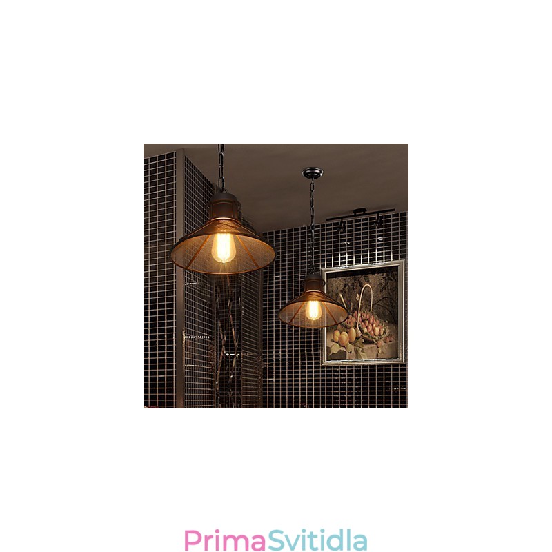 Závěsná svítidla Mini Style Retro Garáž Kovové