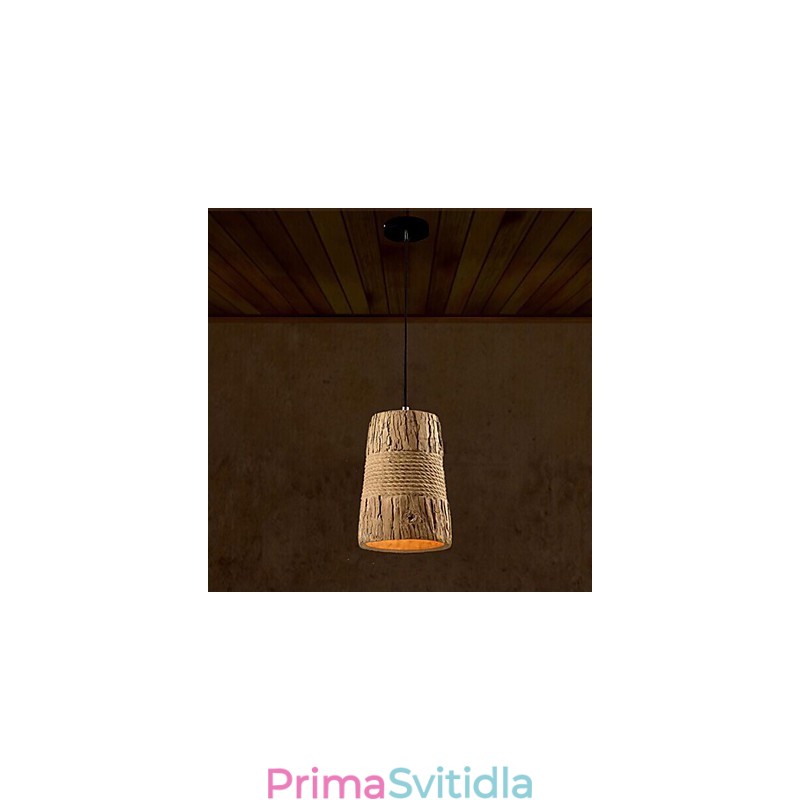Retro průmyslové závěsné svítidlo Cement