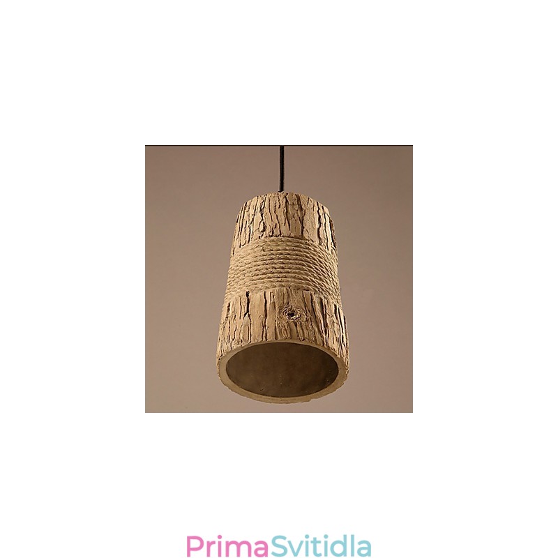 Retro průmyslové závěsné svítidlo Cement