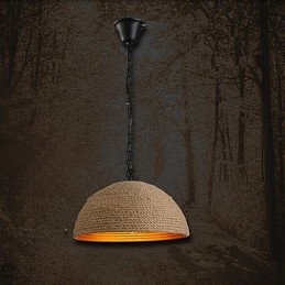 Vintage Kovaný Lustr Kreativní Průmyslové Konopí